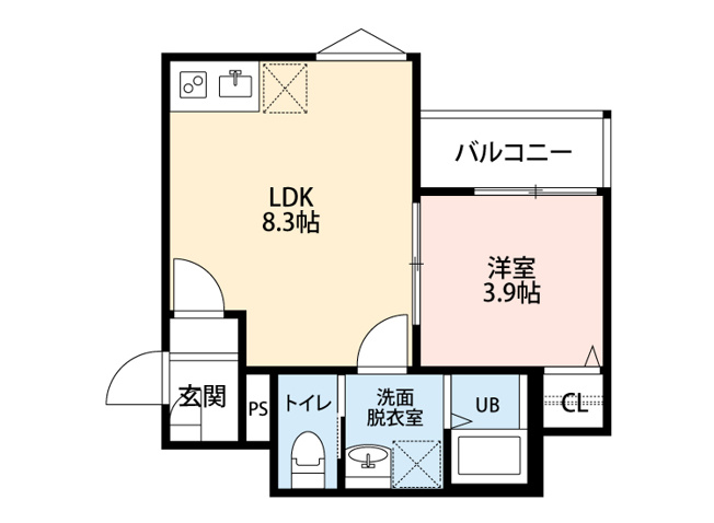 【間取り】 | Crecia二宮Ⅱ