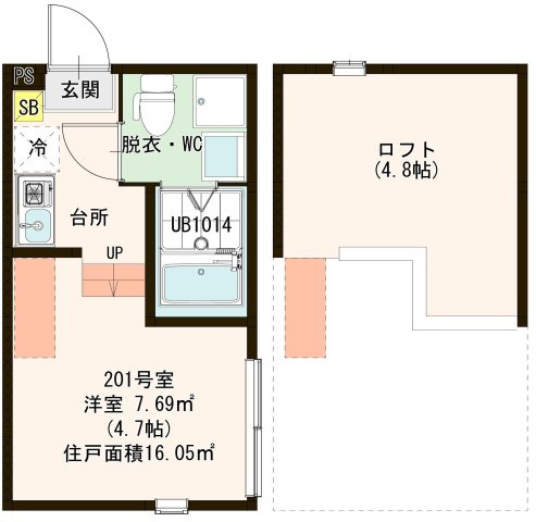 【間取り】 | ハーモニーテラス六町