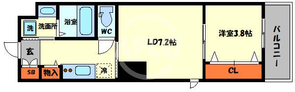 スプランディッド堀江の間取り|スプランディッド堀江　間取り