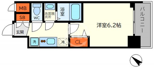 グランカリテ九条南の間取り|グランカリテ九条南　間取り