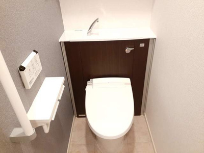 【トイレ】 | ハピネス門真 | コンパクトで使いやすいトイレです