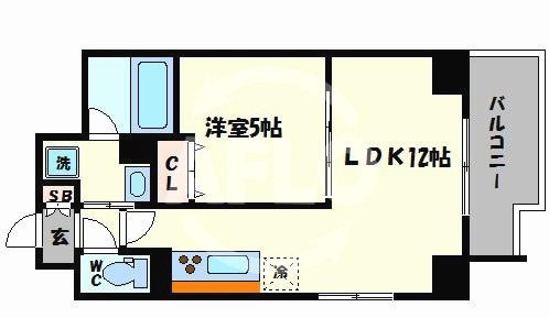 ノーブルスクエア新町　堀江小学校区の間取り|ノーブルスクエア新町　間取り