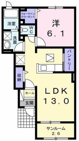 【間取り】 | ヴィラ　サウスウィンド　２