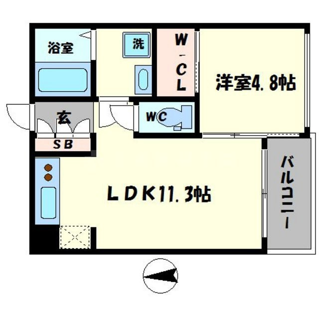 セイワ南堀江リバーレジデンスWEST　日吉小学校の間取り|セイワ南堀江リバーレジデンスWEST　間取り