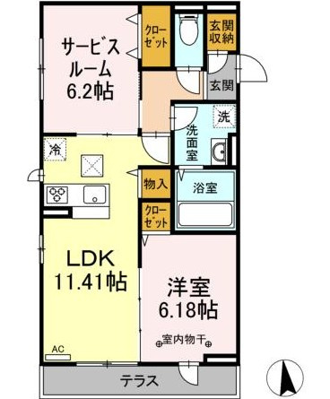 Bambusの間取り