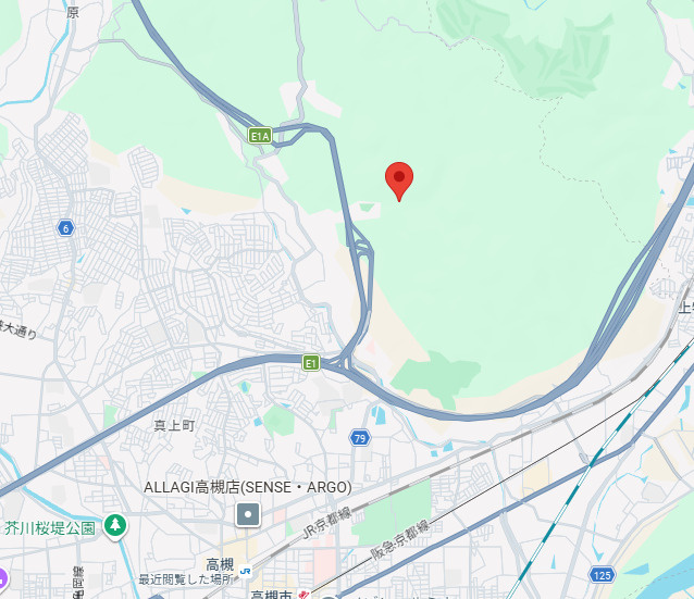 成合事務所付き資材置き場の地図