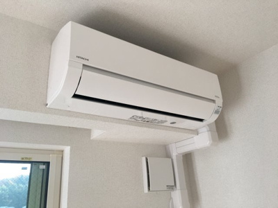 【設備】 | プロローグ西吹 | エアコン２台付きで年中快適に過ごせます^^♪