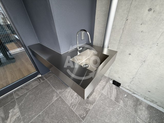 S-Edition SHINMACHI　堀江（東）小学校区のバルコニー|S-Edition SHINMACHI 手洗い場