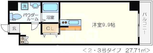 パウゼドーム前の間取り|パウゼドーム前　開放感ある間取り