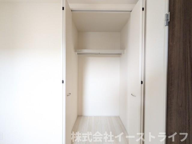 【新築戸建】　いわき市常磐上湯長谷町第4　長期優良住宅の収納|同社施工写真　各居室に収納が付いているので困りません