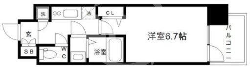 レジュールアッシュ中之島サウスの間取り|レジュールアッシュ中之島SOUTH　間取り