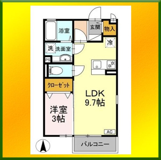 【間取り】 | サンクレアⅢ