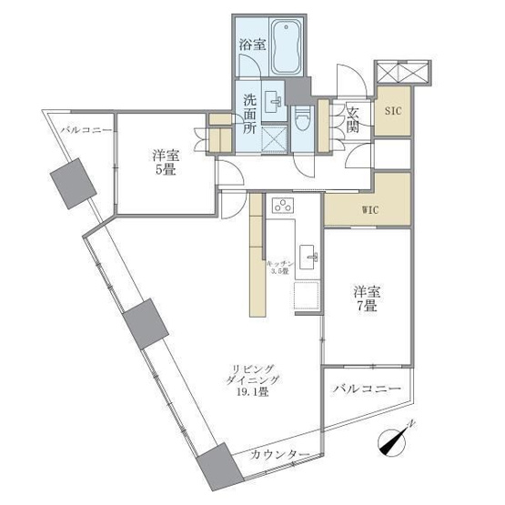 【間取り】 | 新宿アインスタワー