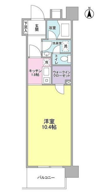 クレフォート大森の間取り