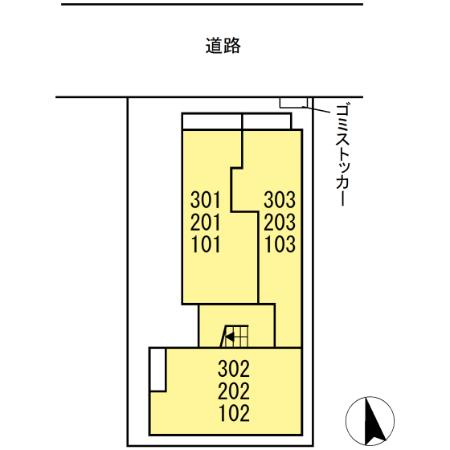 GRANDEUR東葛西の区画図