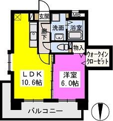 ビオラ愛宕の間取り