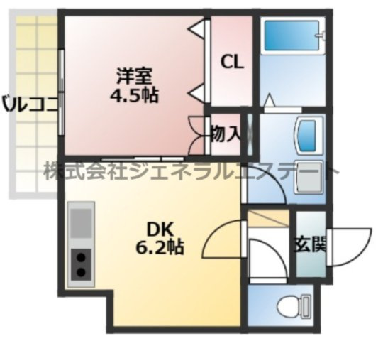 【間取り】 | ラモーナ雁屋西町
