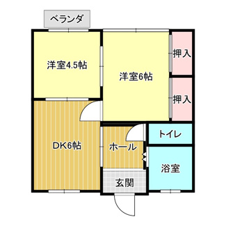 【間取り】 | 竹荘Ａ棟