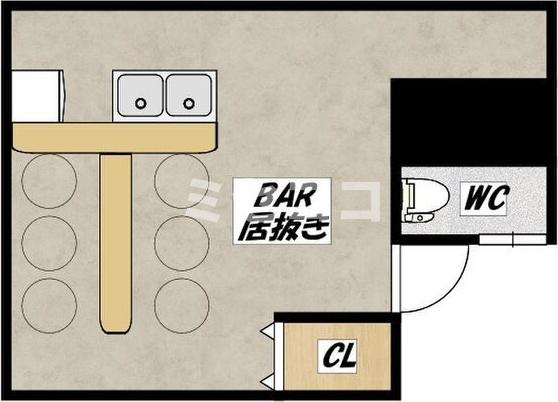 Land東心斎橋【大宝共栄ビル】の間取り