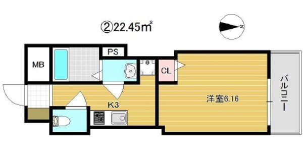 【間取り】 | グランパシフィック今里駅前