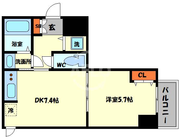 スプランディッド堀江　堀江小学校区の間取り|スプランディッド堀江　間取り