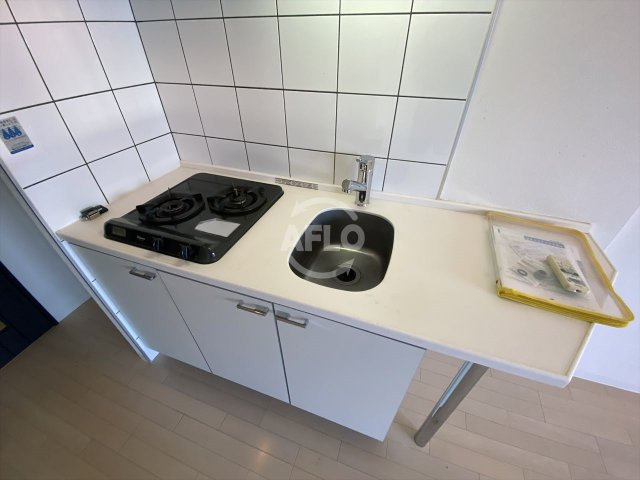 アーバンフラッツ上町のキッチン|アーバンフラッツ上町　2口ガスシステムキッチン