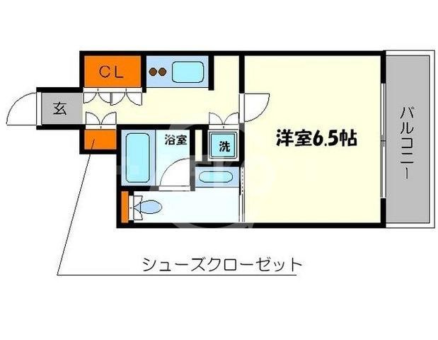 リーガルあみだ池新町　堀江小学校区の間取り|リーガルあみだ池新町　間取り