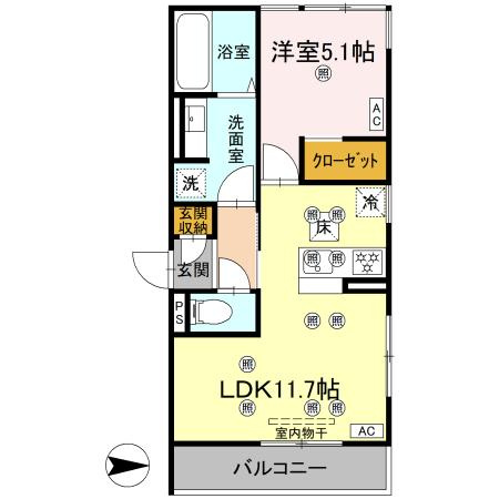 【間取り】 | アナシエ朝美
