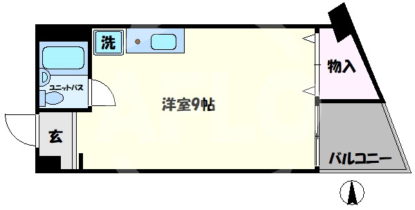 新町ダイアパレスⅡ号館の間取り|新町ダイアパレスⅡ号館　間取り