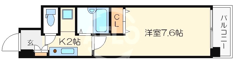 ジュネーゼ本町西の間取り|ジュネーゼ本町西　間取り