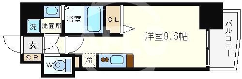 アクアプレイス南堀江の間取り|アクアプレイス南堀江　ひろびろ室内