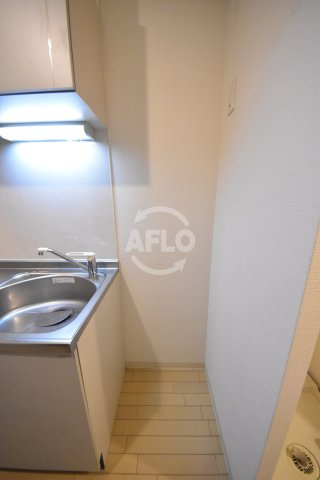レジディア京町堀のキッチン|レジディア京町堀　冷蔵庫置き場