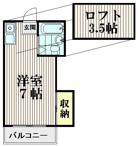 CASA滝王子の間取り