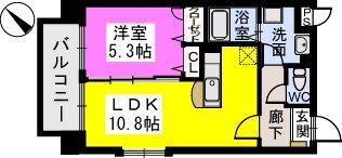 ピュア博多駅南壱番館の間取り