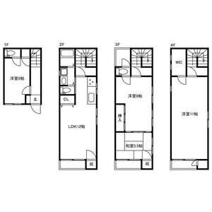 総社本町戸建の間取り