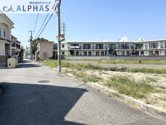 【前面道路含む現地写真】 | 明石市松江　新築戸建 | ■前面道路幅員約4ｍあり駐車がしやすい♪
