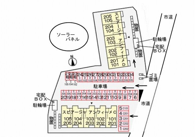 スピアージャ　アン　フィーメＤの区画図