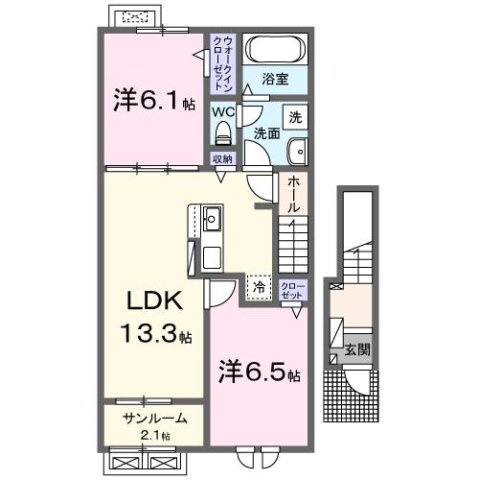 スピアージャ　アン　フィーメＤの間取り