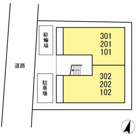 Ｒａｆｆｉｎｏの区画図