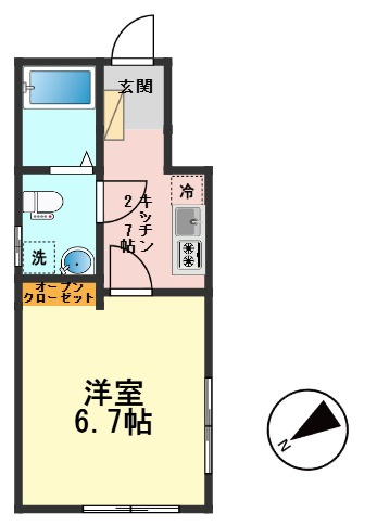 オーロ金町の間取り|間取図