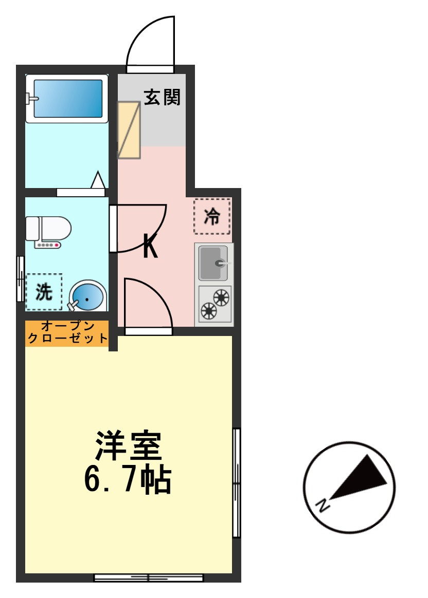 オーロ金町の間取り|間取図