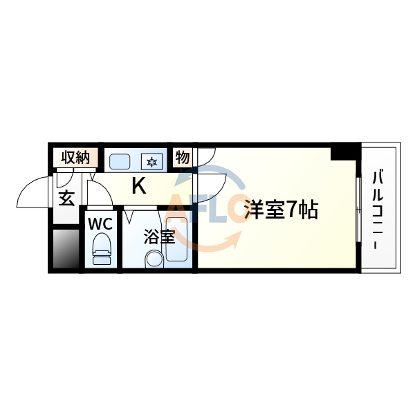 シャルム橋本スリーの間取り|シャルム橋本Ⅲ　間取り