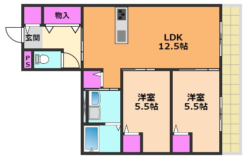 【間取り】 | ウッディハイム高槻