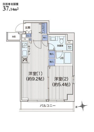 【間取り】 | ライブコート大鳥居 |  