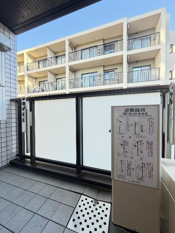 The Vieuno Mukojimaのバルコニー