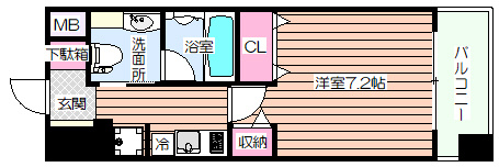 【間取り】 | セレッソコートリバーサイドOSAKA