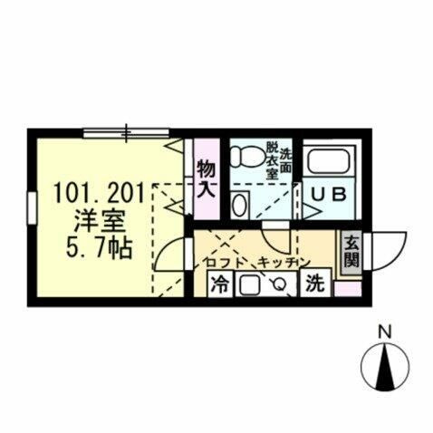 Ｂｅａｃｈ　Ｌａｇｏｏｎ杉田の間取り