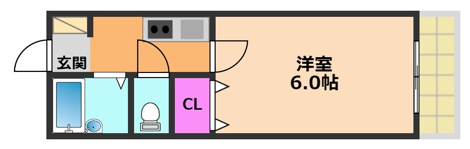 ぷりんせす八丁畷Ｂ棟の間取り