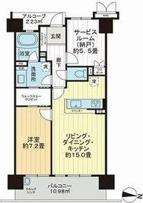 サーパスシティ大江イーストスクエアの間取り