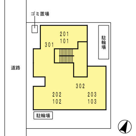 アブリーゴ10の区画図